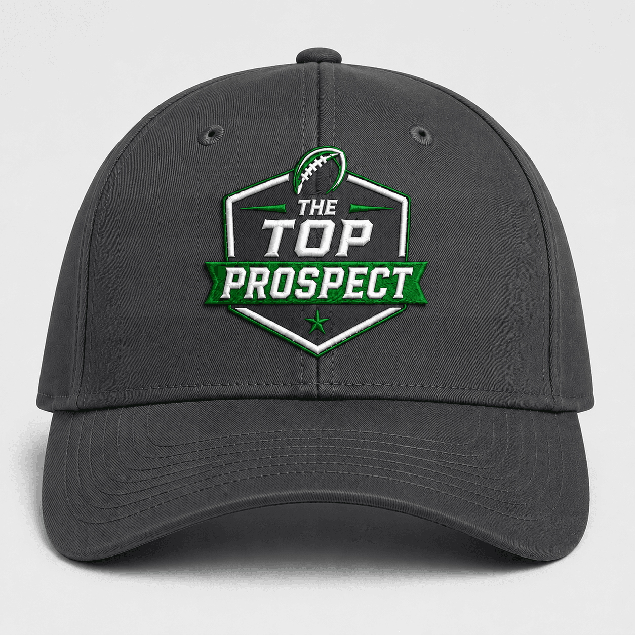 The Top Prospect Dad Cap in Charcoal