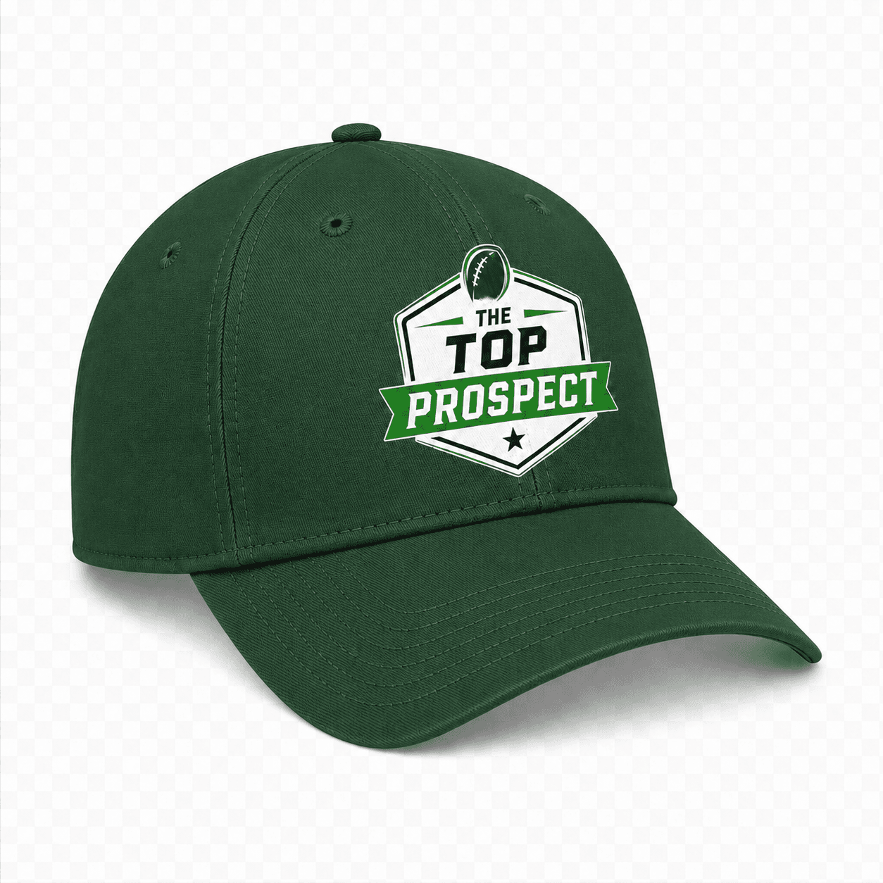 The Top Prospect Dad Cap in Forest Green